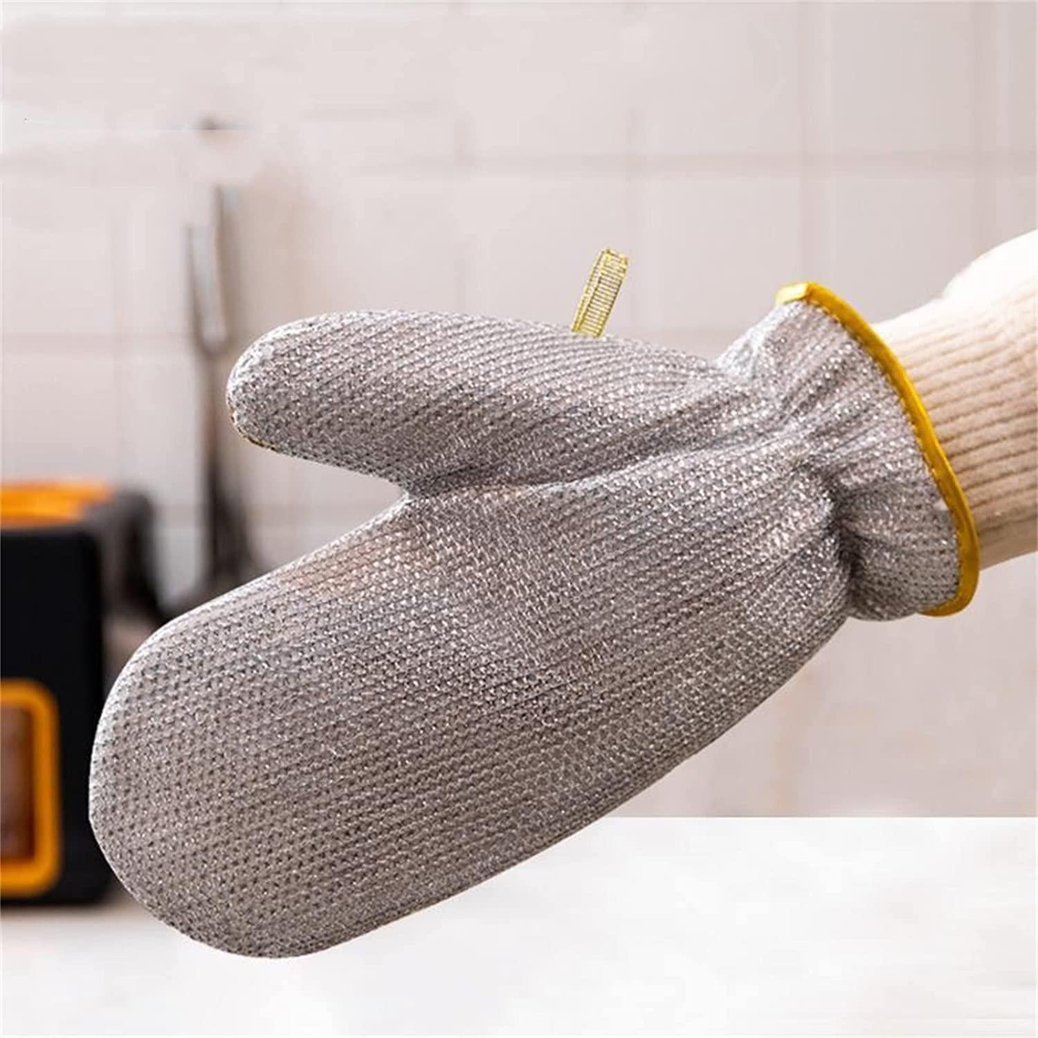 Wire Dishwashing Gloves(Pack of 2) Scrub smarter, not harder!